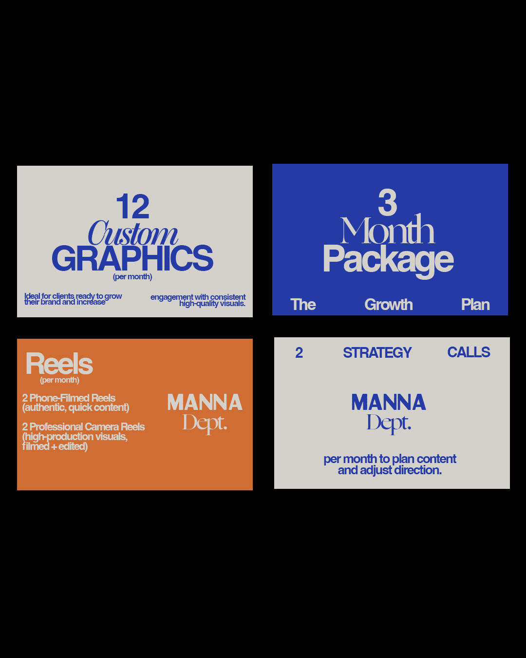 MANNA Growth Plan package graphic